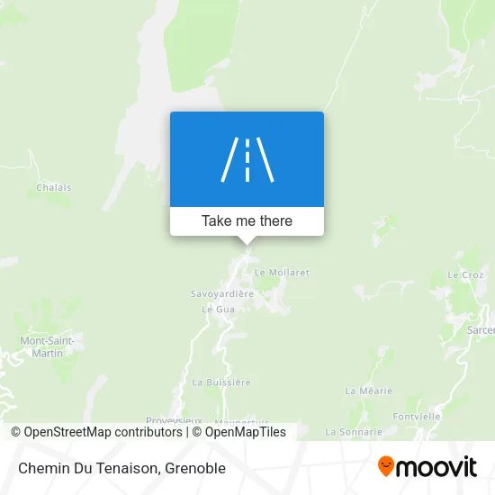 Chemin Du Tenaison map