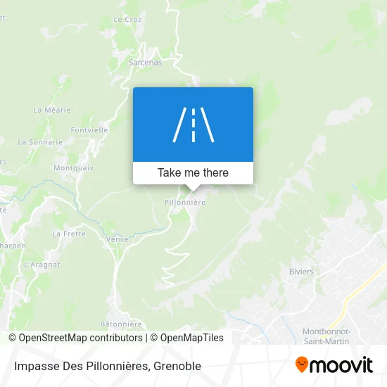 Impasse Des Pillonnières map