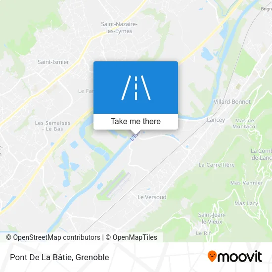 Pont De La Bâtie map