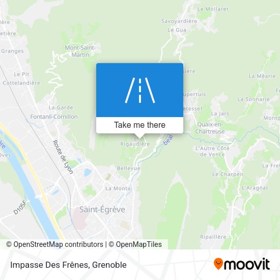 Impasse Des Frênes map