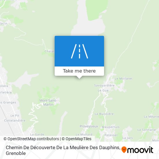 Chemin De Découverte De La Meulière Des Dauphins map