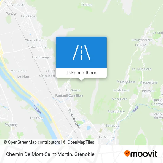 Chemin De Mont-Saint-Martin map