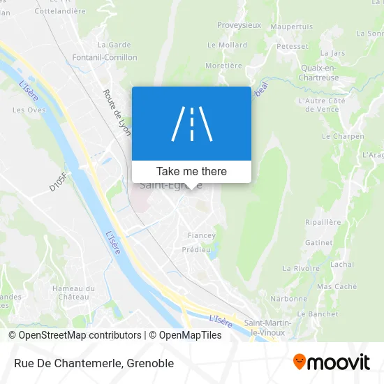 Rue De Chantemerle map