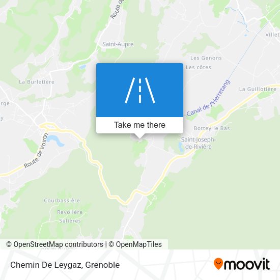 Chemin De Leygaz map