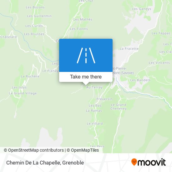 Chemin De La Chapelle map