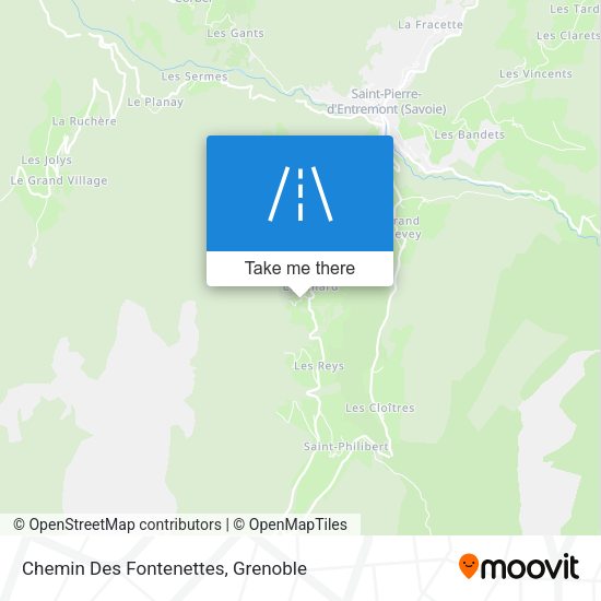 Chemin Des Fontenettes map