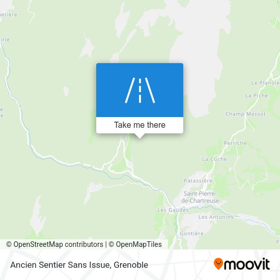 Ancien Sentier Sans Issue map