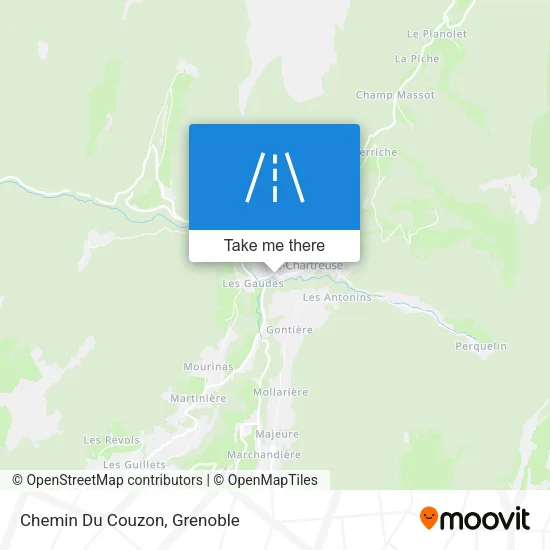 Chemin Du Couzon map