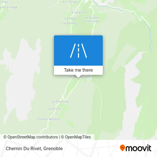 Chemin Du Rivet map