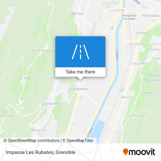Impasse Les Rubates map