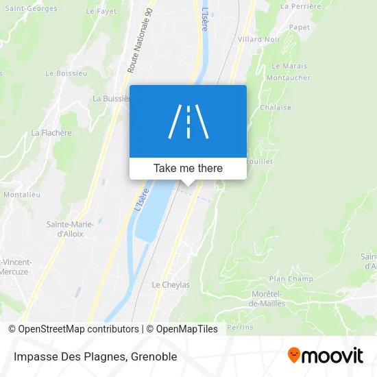 Impasse Des Plagnes map