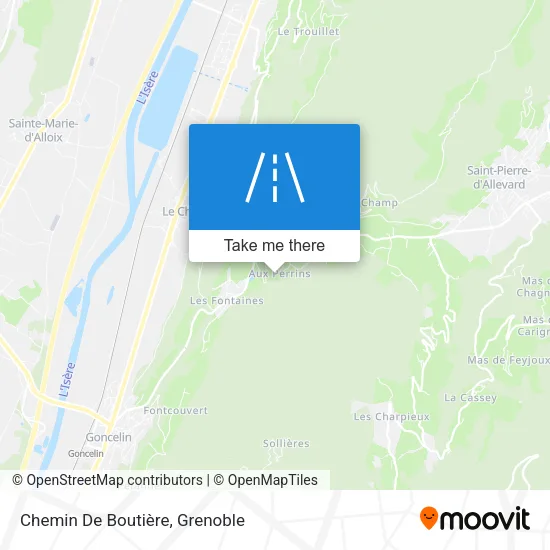 Chemin De Boutière map