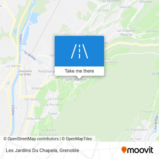 Les Jardins Du Chapela map