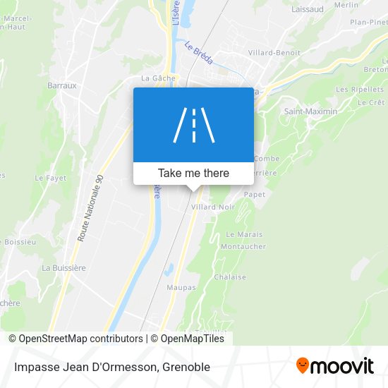 Impasse Jean D'Ormesson map