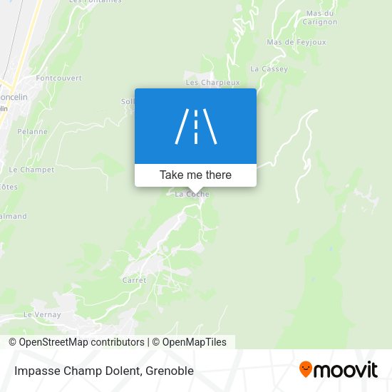Impasse Champ Dolent map