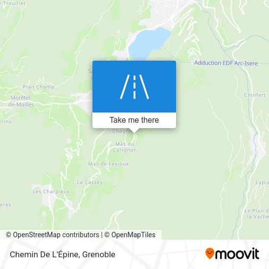 Chemin De L'Épine map