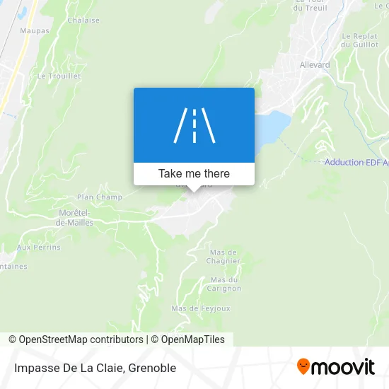 Impasse De La Claie map