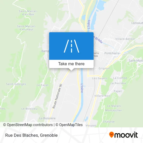 Rue Des Blaches map