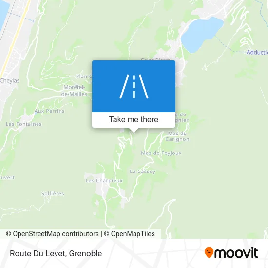 Route Du Levet map