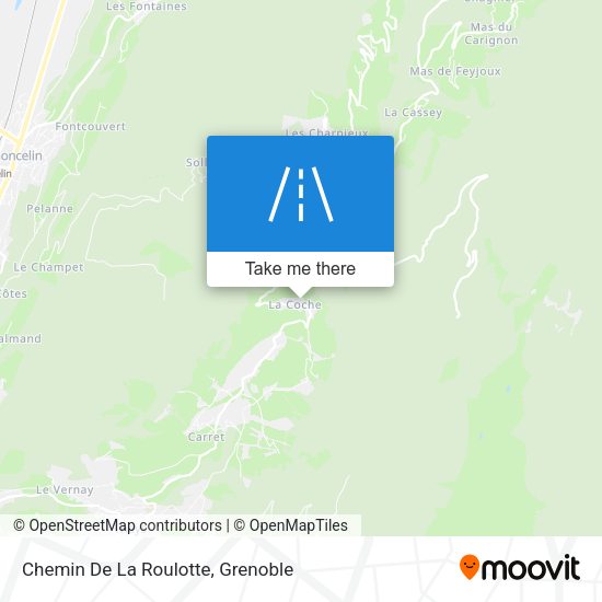Chemin De La Roulotte map