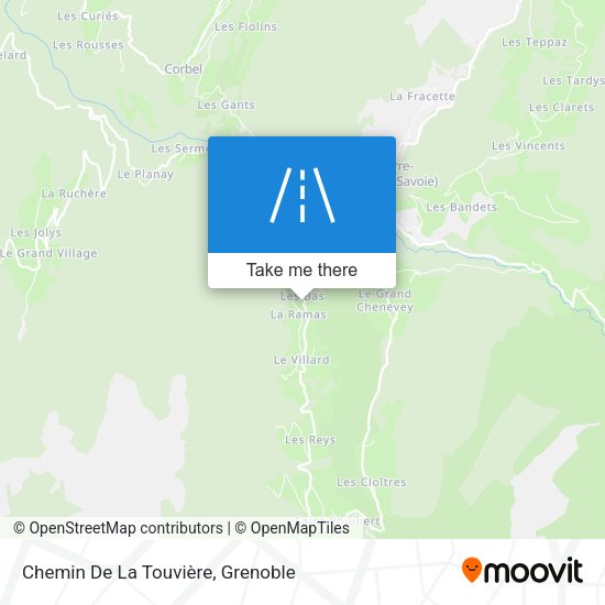 Chemin De La Touvière map
