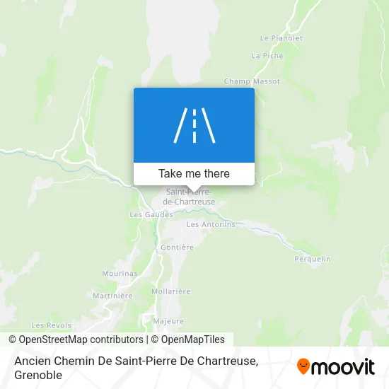 Ancien Chemin De Saint-Pierre De Chartreuse map