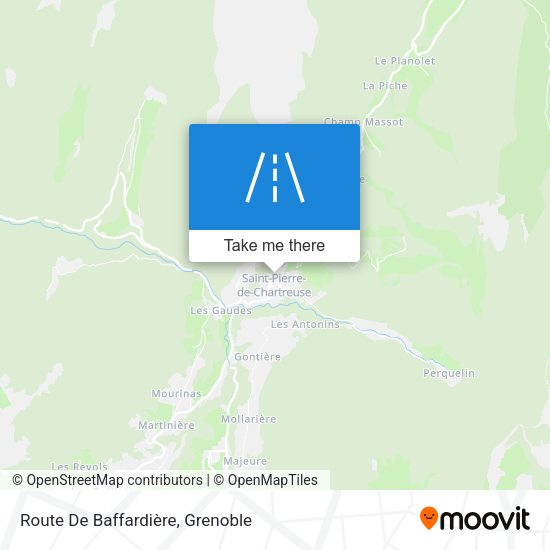 Route De Baffardière map