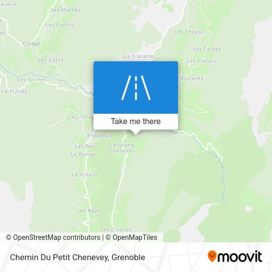 Chemin Du Petit Chenevey map