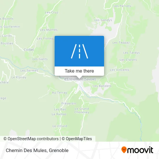 Chemin Des Mules map