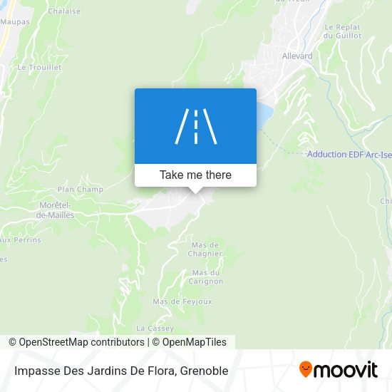 Impasse Des Jardins De Flora map