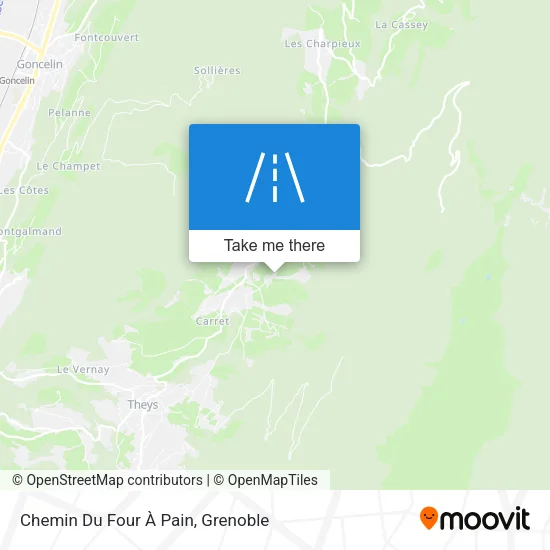 Chemin Du Four À Pain map