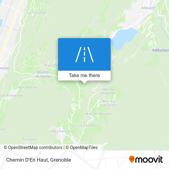 Chemin D'En Haut map