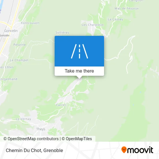 Chemin Du Chot map