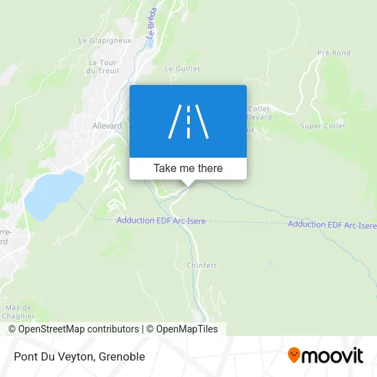 Pont Du Veyton map