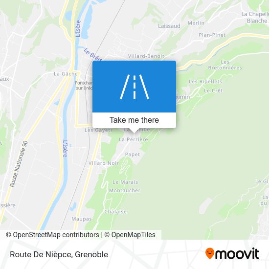 Route De Nièpce map