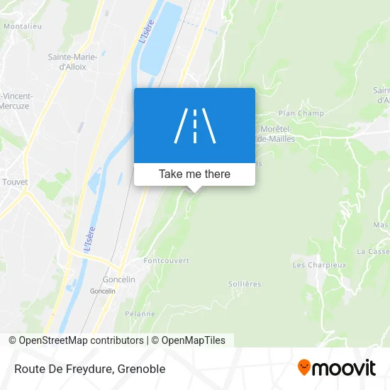 Route De Freydure map