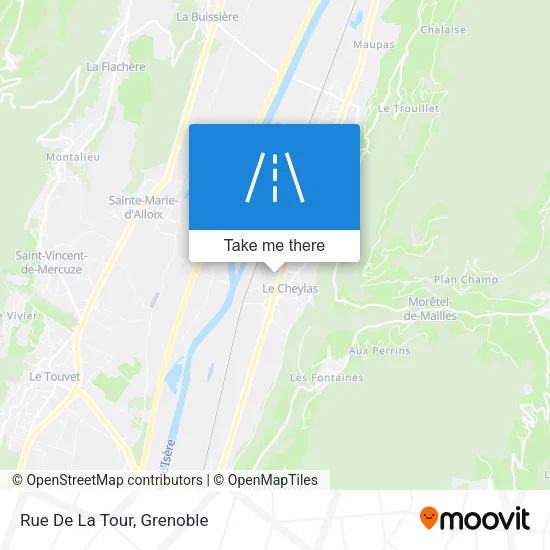 Rue De La Tour map