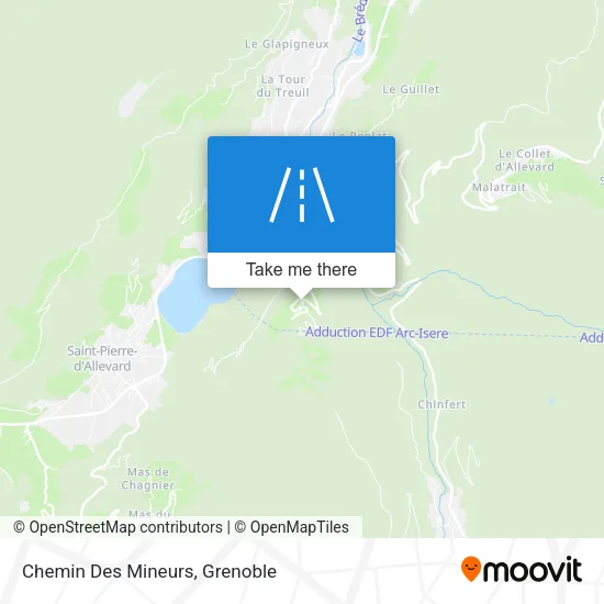 Chemin Des Mineurs map