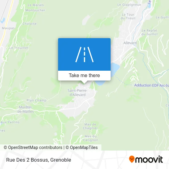 Rue Des 2 Bossus map