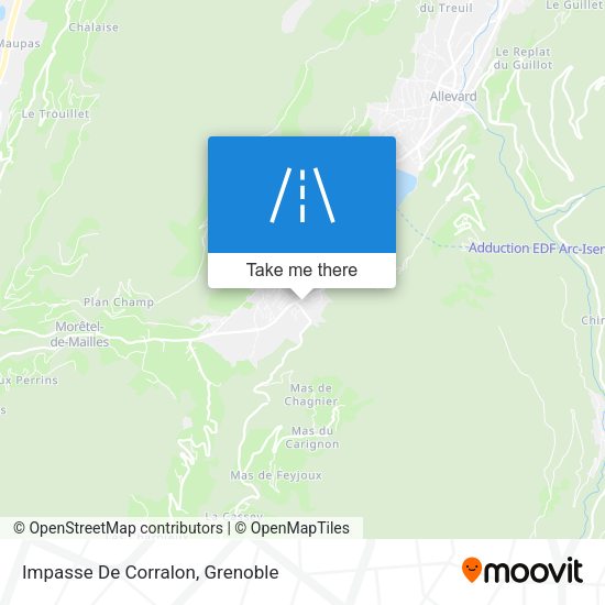 Impasse De Corralon map