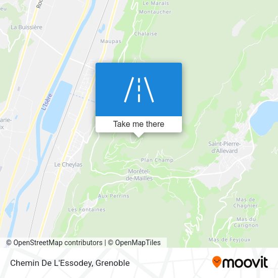 Chemin De L'Essodey map