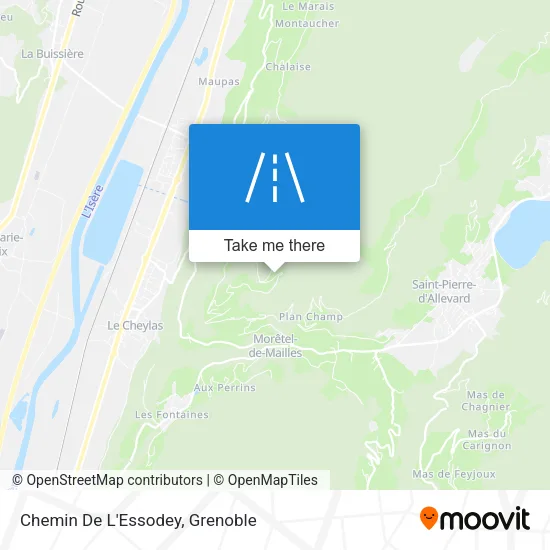 Chemin De L'Essodey map