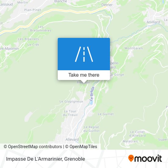 Impasse De L'Armarinier map