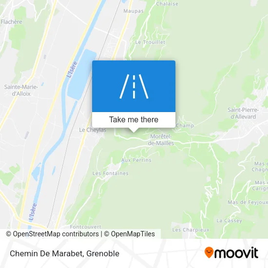 Chemin De Marabet map
