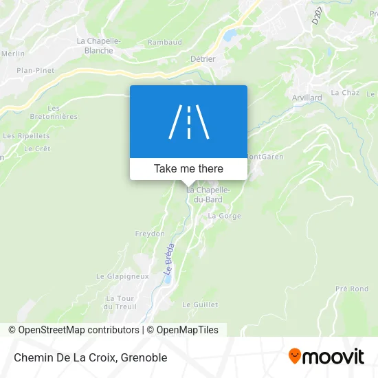 Chemin De La Croix map