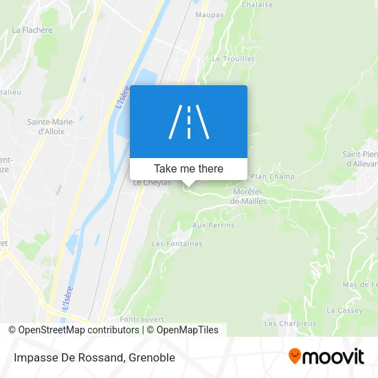 Impasse De Rossand map