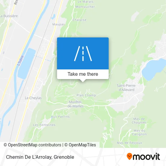 Chemin De L'Arrolay map