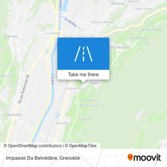 Impasse Du Belvédère map