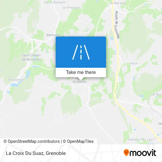 La Croix Du Suaz map
