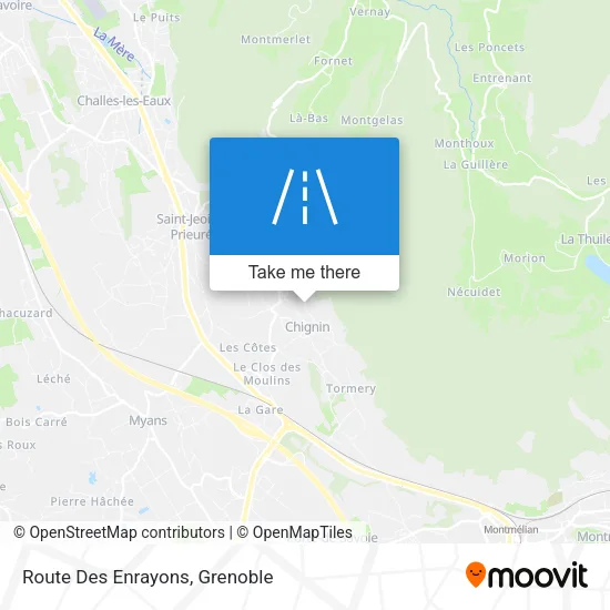 Route Des Enrayons map